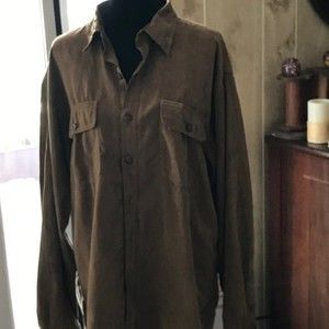 Mens North River Outfitters Button Up & Down Size Large Soft Long Sleeve Shirt